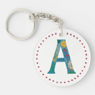 A Monogram Keychain - Aura Edition