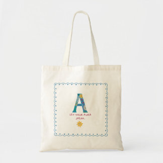 "A Monogram Tote Bag - Aura Edition | Mystical Let Tygkasse