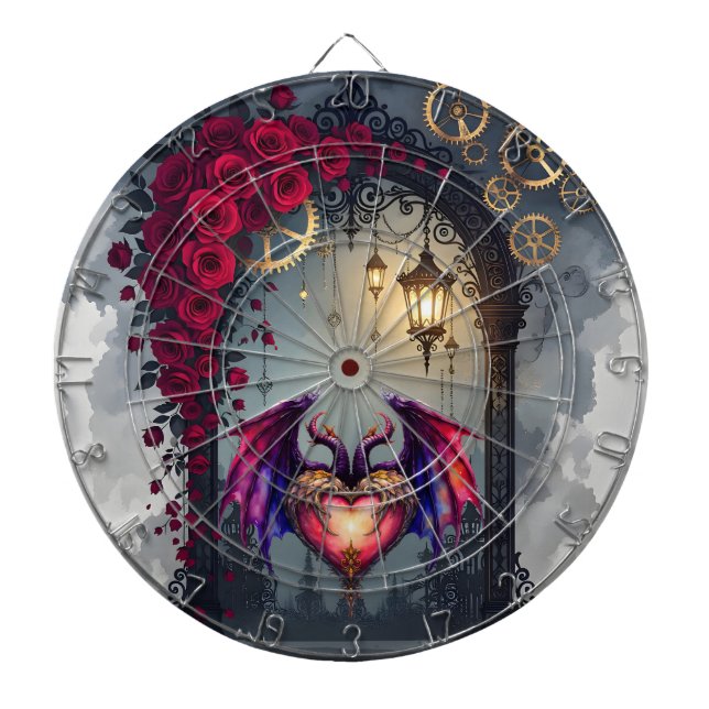 A Moonlit Invitation –Love Turns the Gears of Time Darttavla (Framsidan)