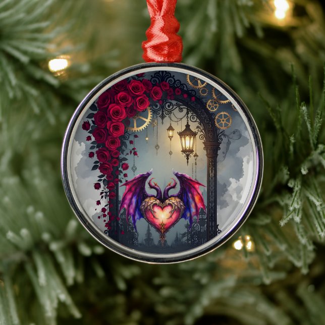 A Moonlit Invitation –Love Turns the Gears of Time Julgransprydnad Metall (Träd)