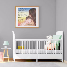 A Mor Arm Personlig Birth Poster