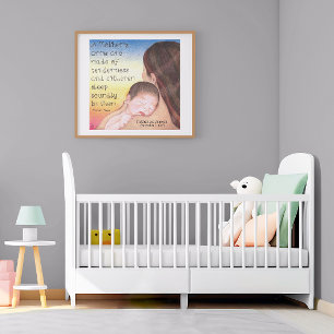 A Mor Arm Personlig Birth Poster