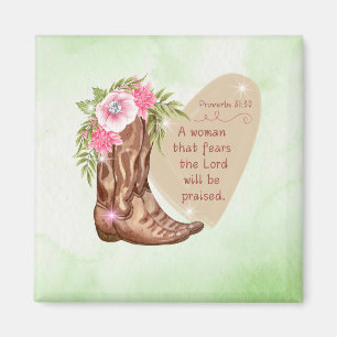 A Mor Kärlek från Herren - Proverbs 31:10 Magnet