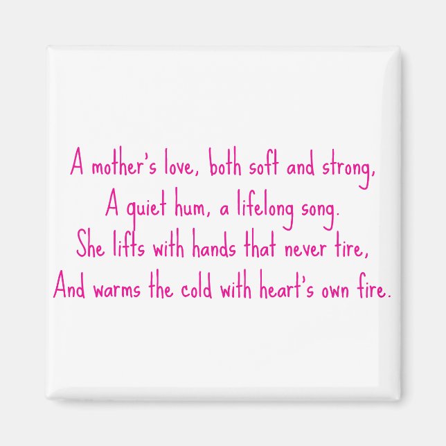 A MOR KÄRLEK MAGNET (Framsidan)