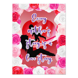 A Mor Kärlek Story Fototryck