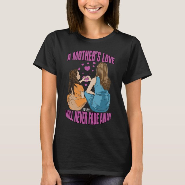 A Mor Kärlek Women Black T Shirt (Framsida)