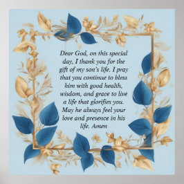 A Mor Prayer för sin son Poster