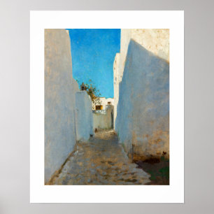 A Moroccan Street Scene (ca 1879-1880) Poster