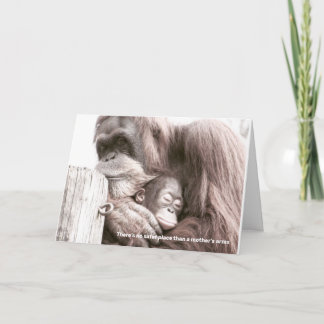 A mor's arm Mor's Day Card Kort