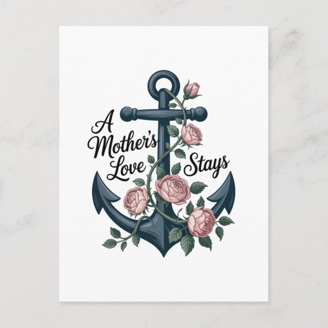 A Mother’s Love Stays Inbjudan Vykort (Framsida)
