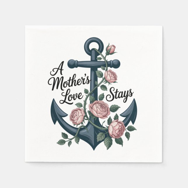 A Mother’s Love Stays Pappersservett (Framsidan)