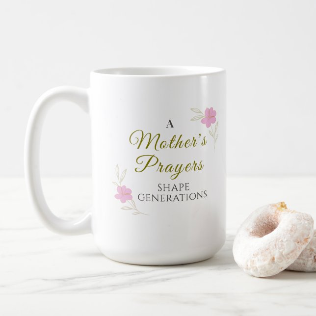 A Mother’s Prayers Mothers Day 2026 Mug Kaffemugg (Med munk)