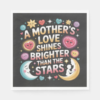A Mother's Love Shines Brighter Than The Stars Pappersservett