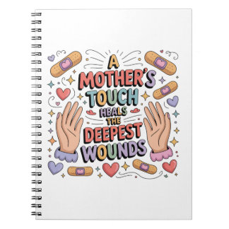 A Mother's Touch Heals The Deepest Wounds Anteckningsbok