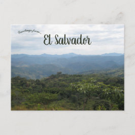 A Mountain View Ilobasco,Cabañas El Salvador Vykort