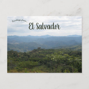 A Mountain View Ilobasco,Cabañas El Salvador Vykort
