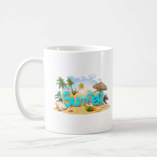 A mug for coffee and tea is a stylish and beautifu kaffemugg (Vänster)