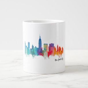 A mugg för kaffe/te med illustration jumbo mugg