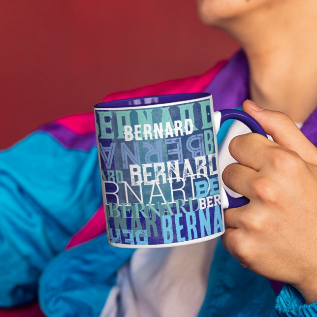 A Mugg Fullt blå Namn (Skapare uppladdad)