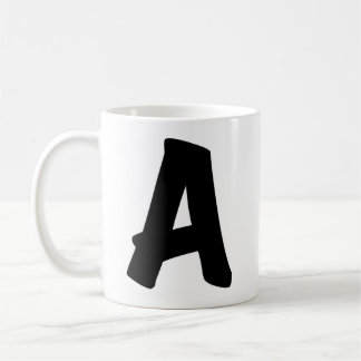 "A"-muggen Kaffemugg
