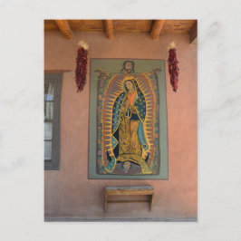 A Mural av Dam i Guadalupe, New mexico Vykort