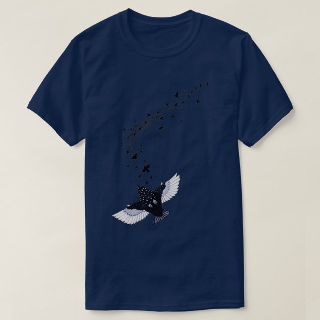 A Murmuration of Starlings T Shirt (Design framsida)