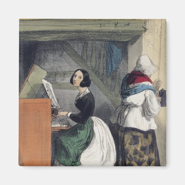 A Music School Pupil från Les Femmes de Magnet (Framsidan)
