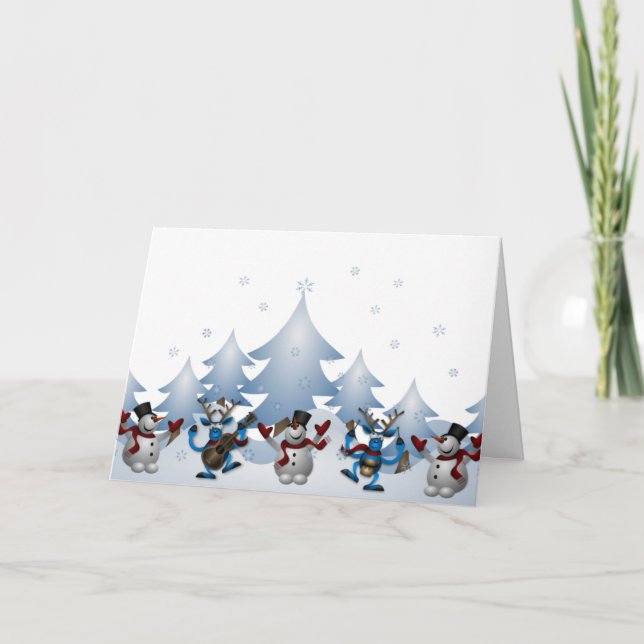 A Musical Firande under jul Kort (Framsida)