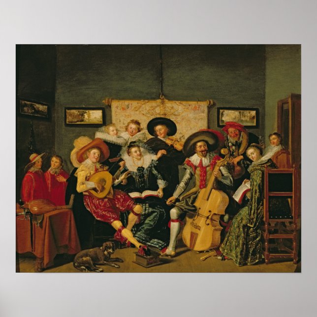 A Musical Party, c.1625 Poster (Framsidan)
