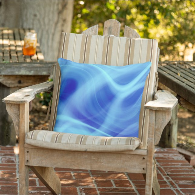 A Mystical Blue Fog Kudde (Stol)