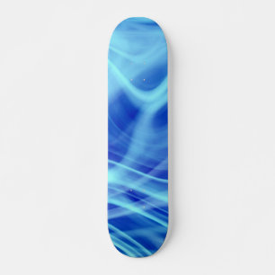A Mystical Blue Fog Mini Skateboard Bräda 18,5 Cm
