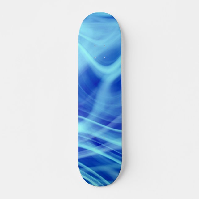 A Mystical Blue Fog Mini Skateboard Bräda 18,5 Cm (Framsida)