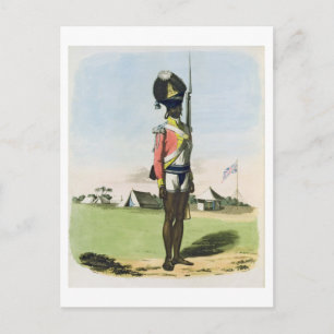 A Naigue of the Bombay Battalion, plate 28 from 'O Vykort