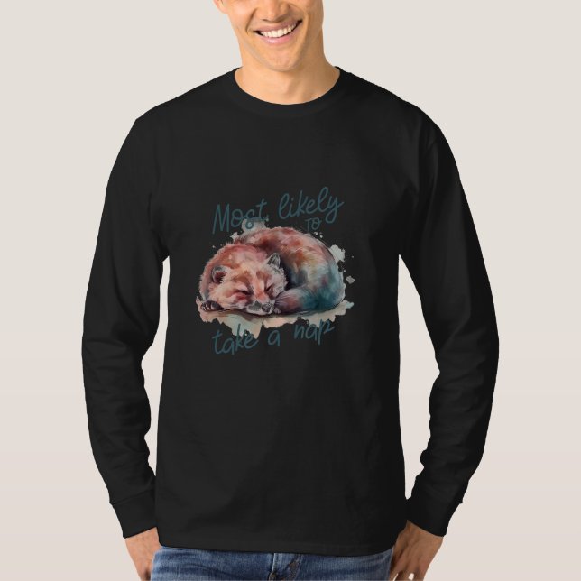 A Nap Vex Quirky and Fun Sleepyheads Sloth Fans T Shirt (Framsida)