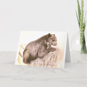 A. Neuman Bubu porträtt Notecard Kort