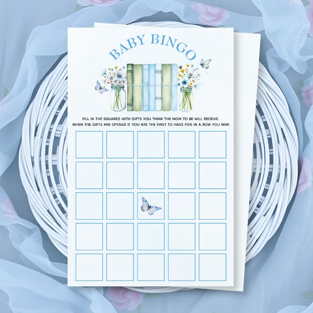 A New Chapter baby boy shower bingo game Flygblad (Skapare uppladdad)
