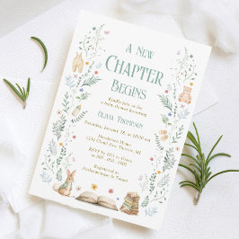 A New Chapter Baby Shower Invitation Inbjudningar