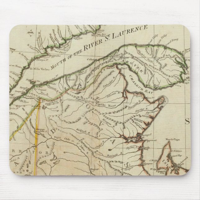 A New Karta of Nova Scotia och Cape Breton Island Musmatta (Framsidan)