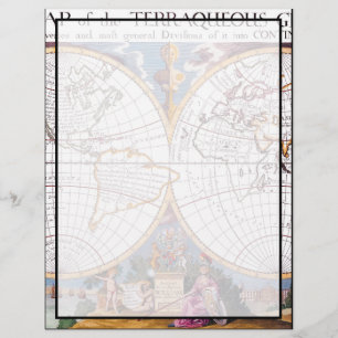 A New Karta of the Terraquous Globe Letterhead