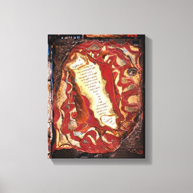 A Nightmare Canvastryck (Framsida)