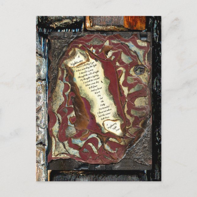 A Nightmare Vykort (Framsida)