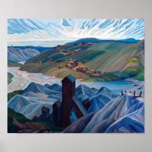 A Norra Silver Franklin Carmichael Poster