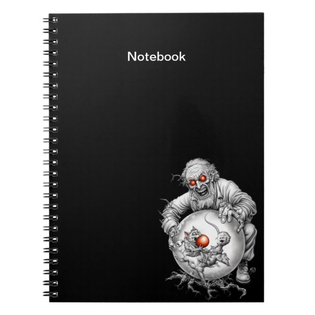 A notebook for Halloween. A great gift. Anteckningsbok (Framsidan)