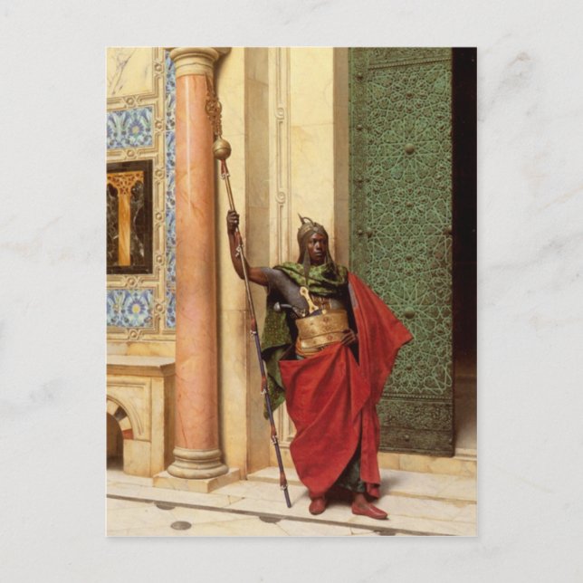 A Nubian Guard-vykort Vykort (Framsida)