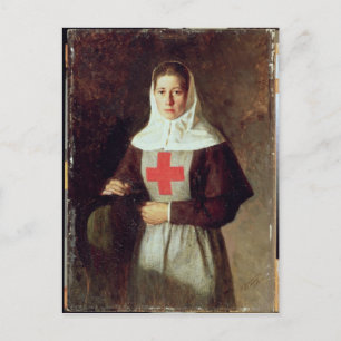 A Nurse, 1886 Vykort