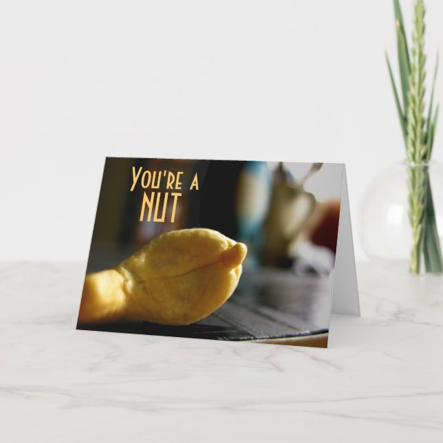 A Nutty Fars dag Kort (Framsida)