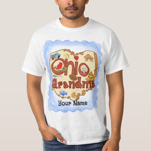 A Ohio Grandma T-Shirt (Framsida)