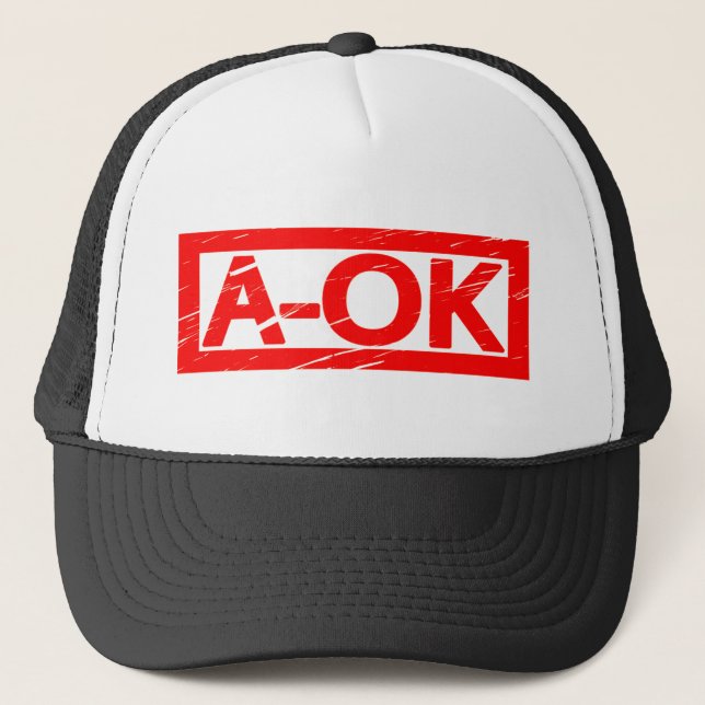 A-OK Frimärke Keps (Framsida)