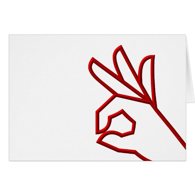 A-Okej Hälsningskort (Framsidan Horizontal)