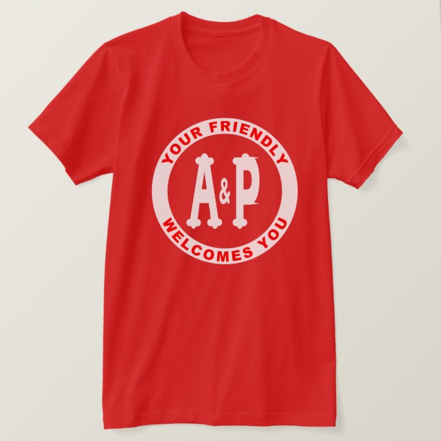 A&P Illinois Livsmedel lagrar T-Shirt (Design framsida)